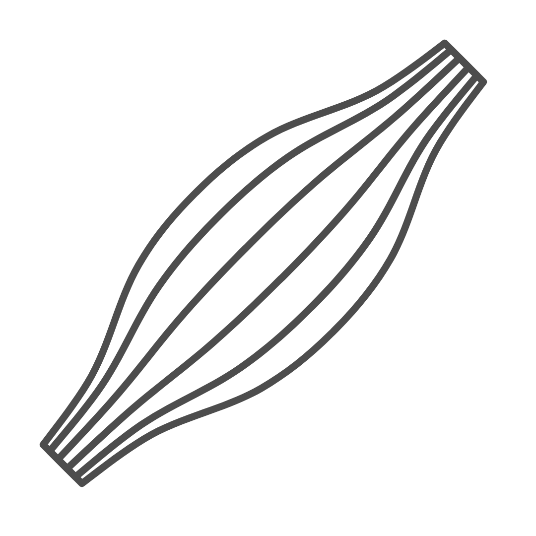 筋肉をあらわす線画イラスト